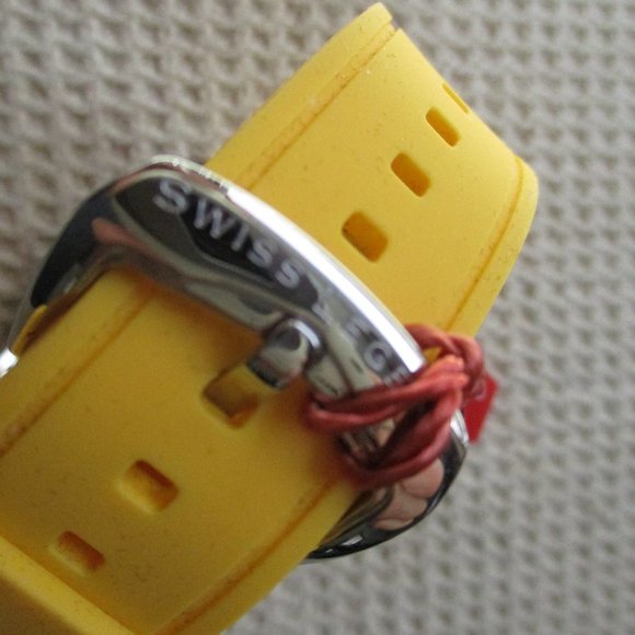 Swiss Legend Men's Luxury Planetimer Watch, w/Yellow Band, Swiss Made, Brand New - Picture 5 of 9